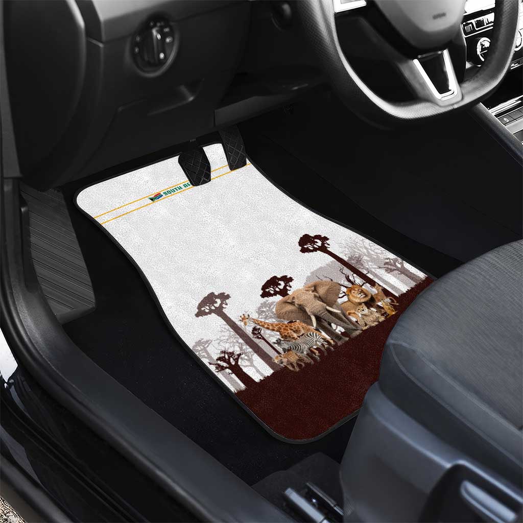 South Africa Wildlife Pride Car Mats Big Five Animals