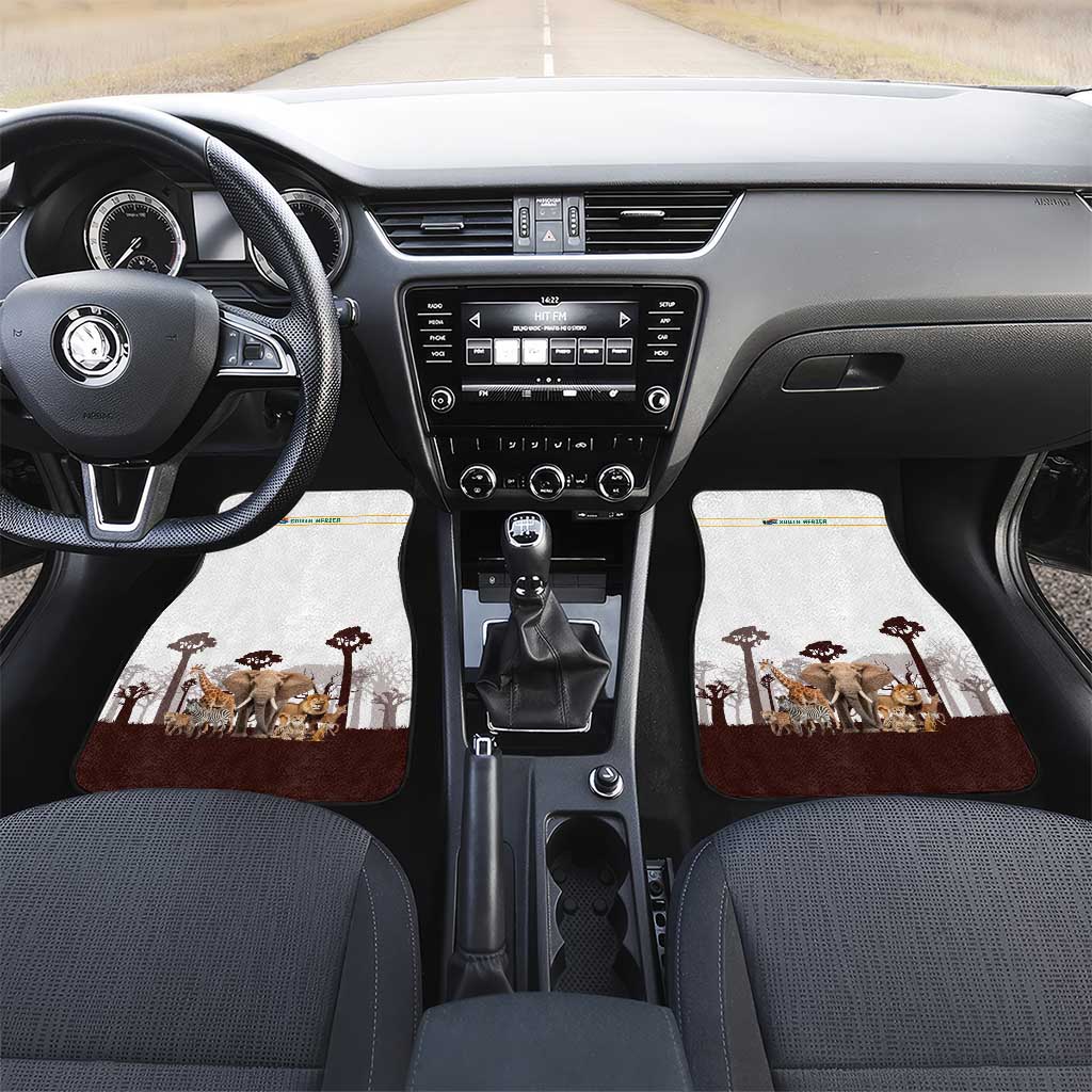 South Africa Wildlife Pride Car Mats Big Five Animals