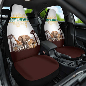 South Africa Wildlife Pride Car Seat Cover Big Five Animals