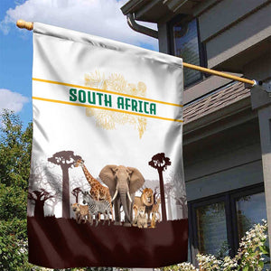 South Africa Wildlife Pride Garden Flag Big Five Animals