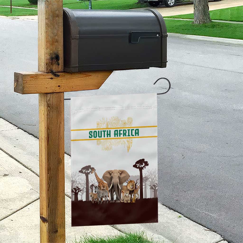 South Africa Wildlife Pride Garden Flag Big Five Animals