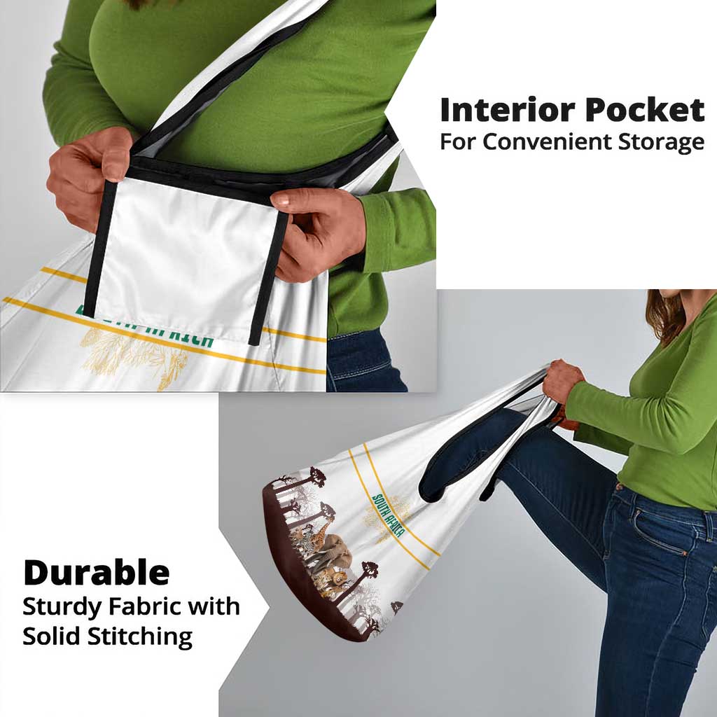 South Africa Wildlife Pride Grocery Bag Big Five Animals