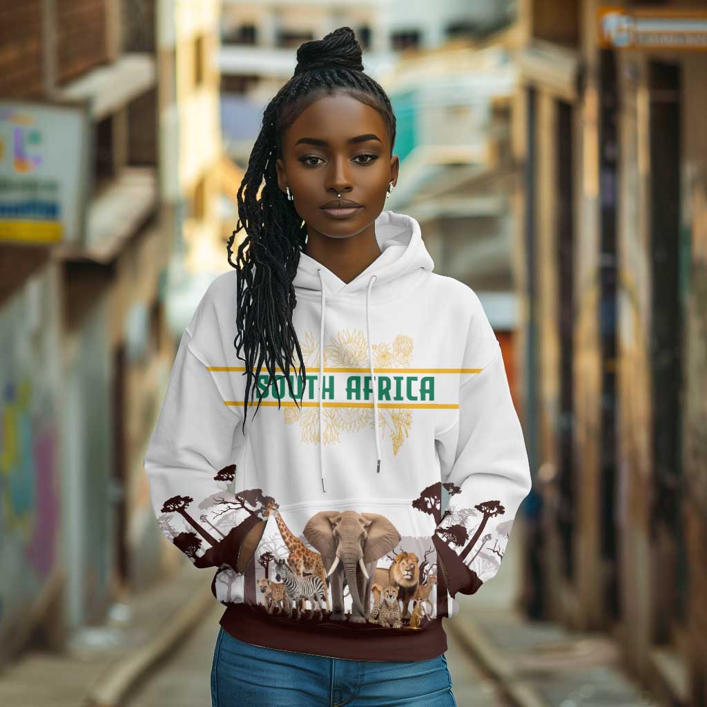 South Africa Wildlife Pride Hoodie Big Five Animals