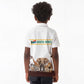 South Africa Wildlife Pride Kid Polo Shirt Big Five Animals