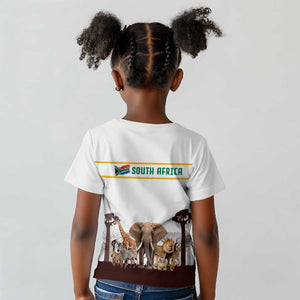 South Africa Wildlife Pride Kid T shirt Big Five Animals