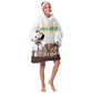 South Africa Wildlife Pride Kid Wearable Blanket Hoodie Big Five Animals