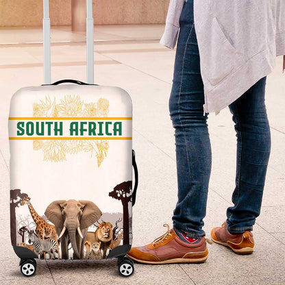 South Africa Wildlife Pride Luggage Cover Big Five Animals