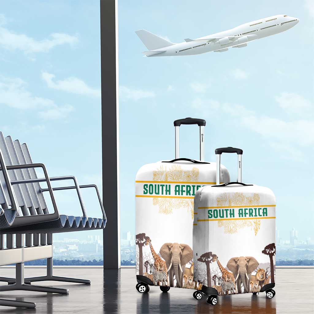 South Africa Wildlife Pride Luggage Cover Big Five Animals