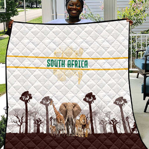 South Africa Wildlife Pride Quilt Big Five Animals