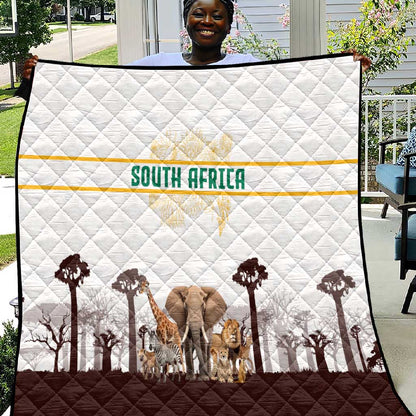 South Africa Wildlife Pride Quilt Big Five Animals