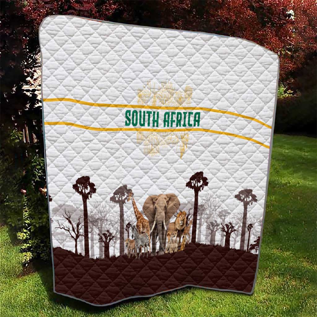 South Africa Wildlife Pride Quilt Big Five Animals