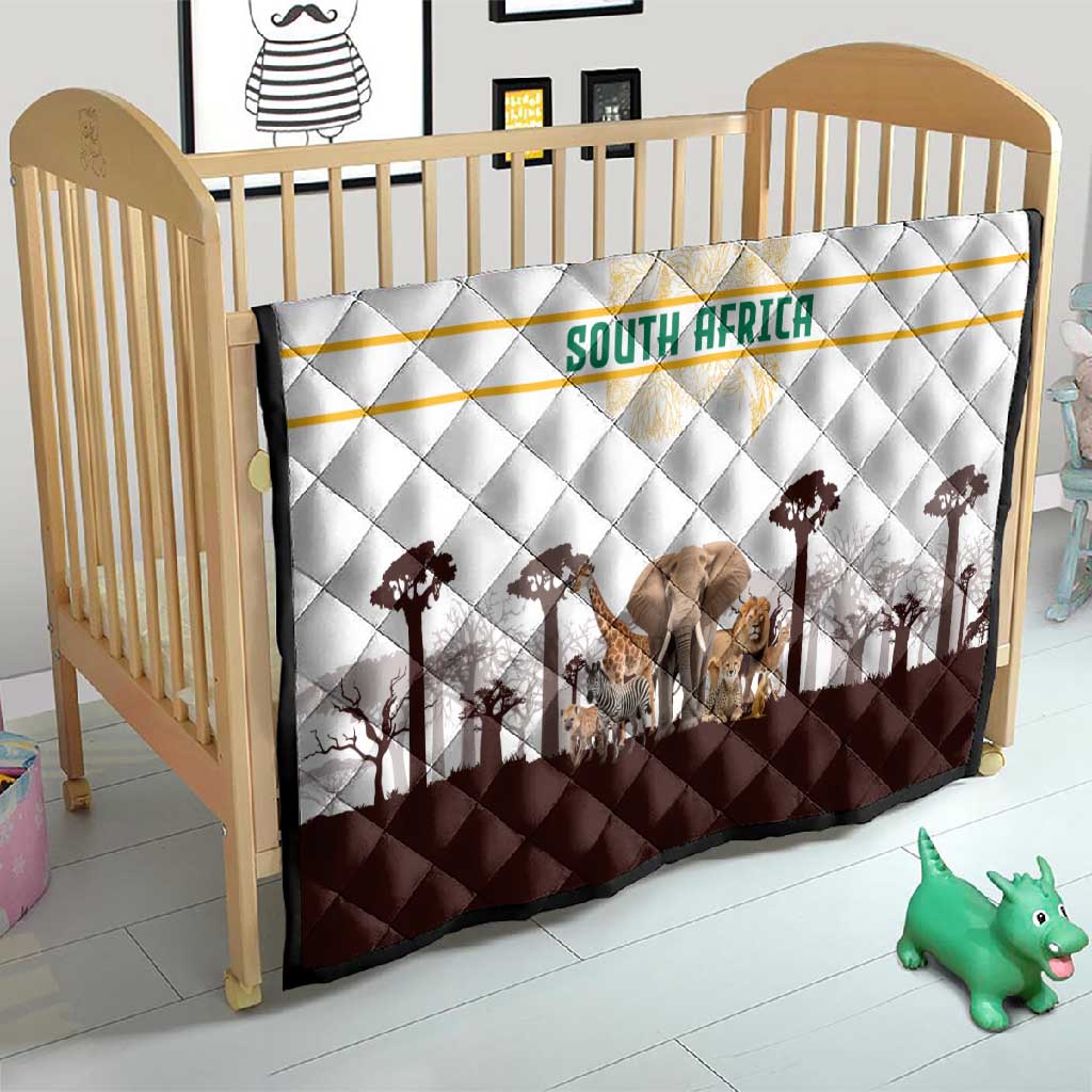 South Africa Wildlife Pride Quilt Big Five Animals