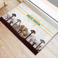 South Africa Wildlife Pride Rubber Doormat Big Five Animals