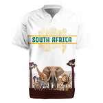 South Africa Wildlife Pride Rugby Jersey Big Five Animals