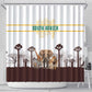 South Africa Wildlife Pride Shower Curtain Big Five Animals