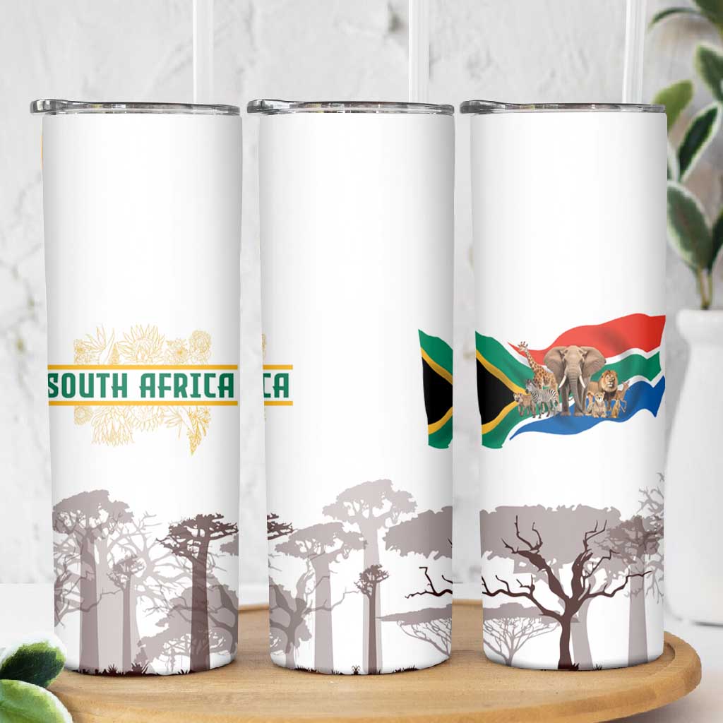 South Africa Wildlife Pride Skinny Tumbler Big Five Animals