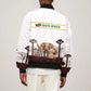 South Africa Wildlife Pride Sleeve Zip Bomber Jacket Big Five Animals