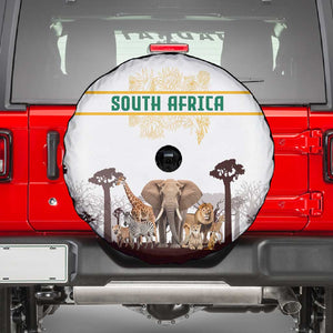 South Africa Wildlife Pride Spare Tire Cover Big Five Animals