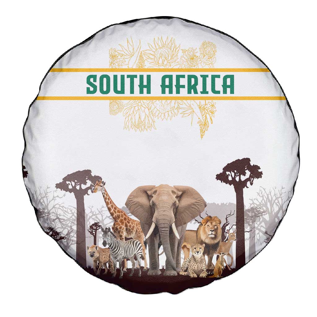 South Africa Wildlife Pride Spare Tire Cover Big Five Animals