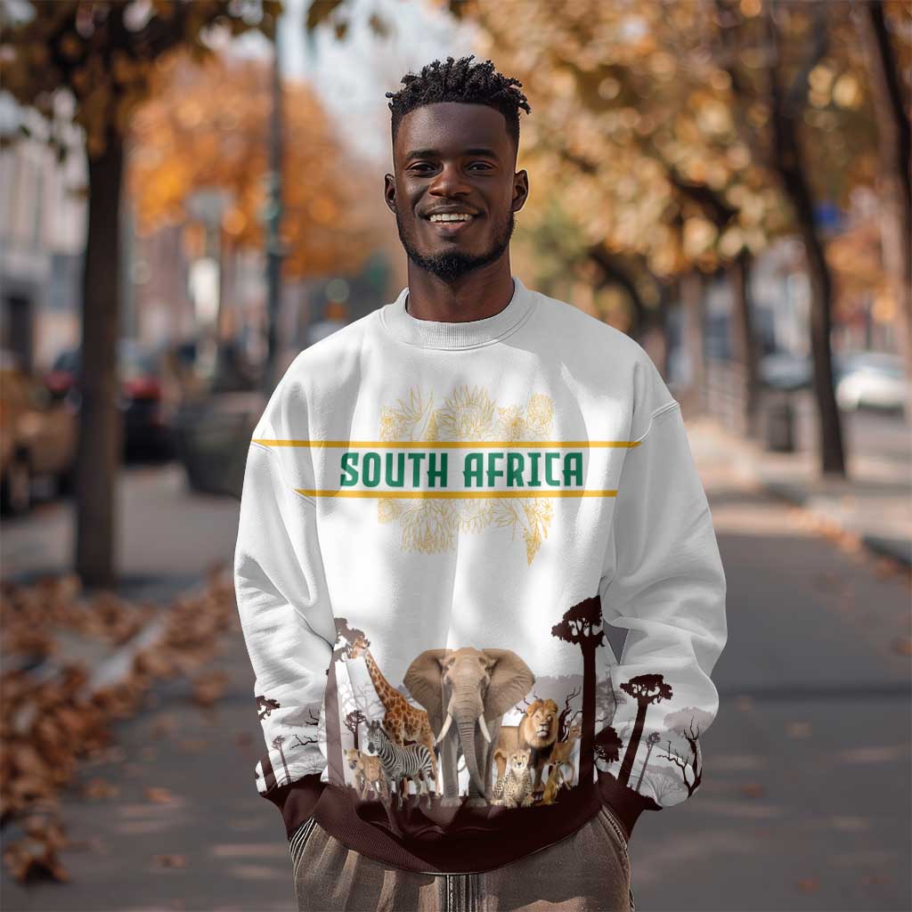 South Africa Wildlife Pride Sweatshirt Big Five Animals