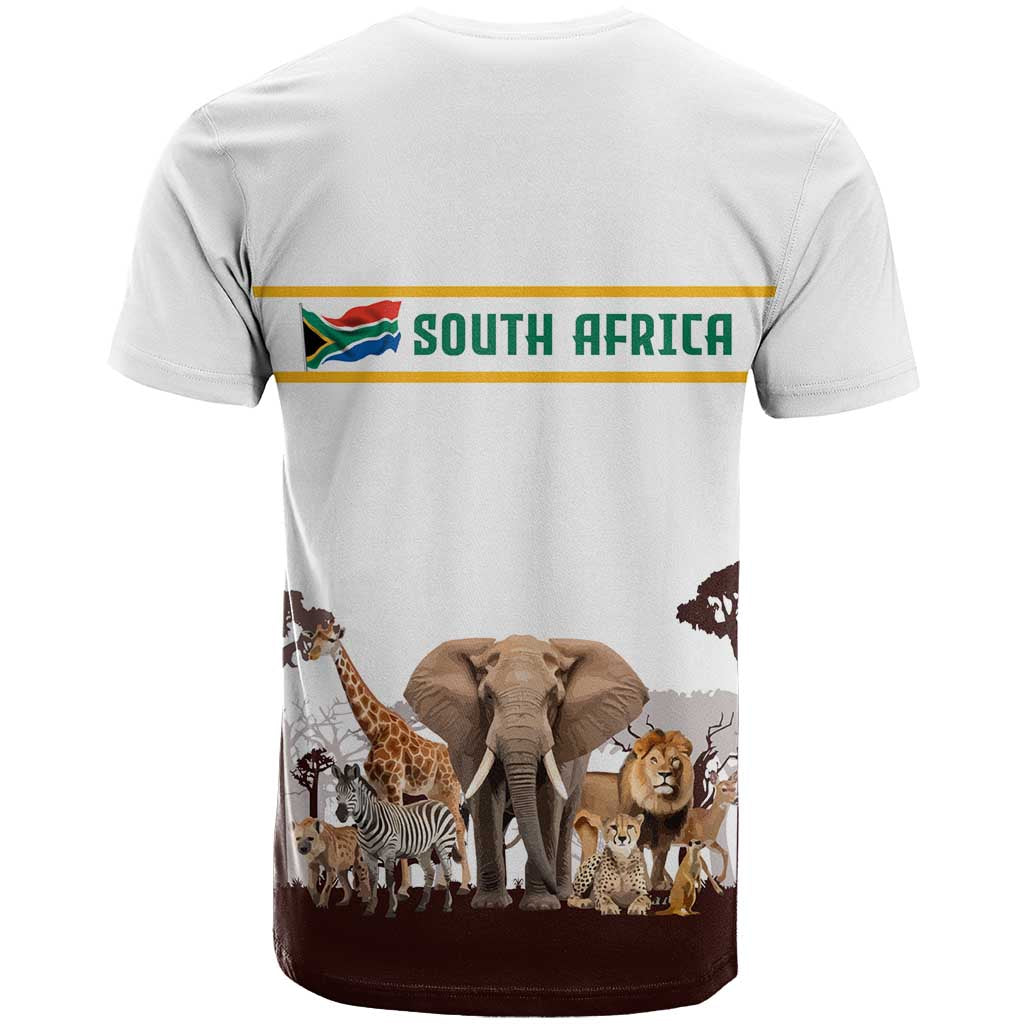 South Africa Wildlife Pride T shirt Big Five Animals