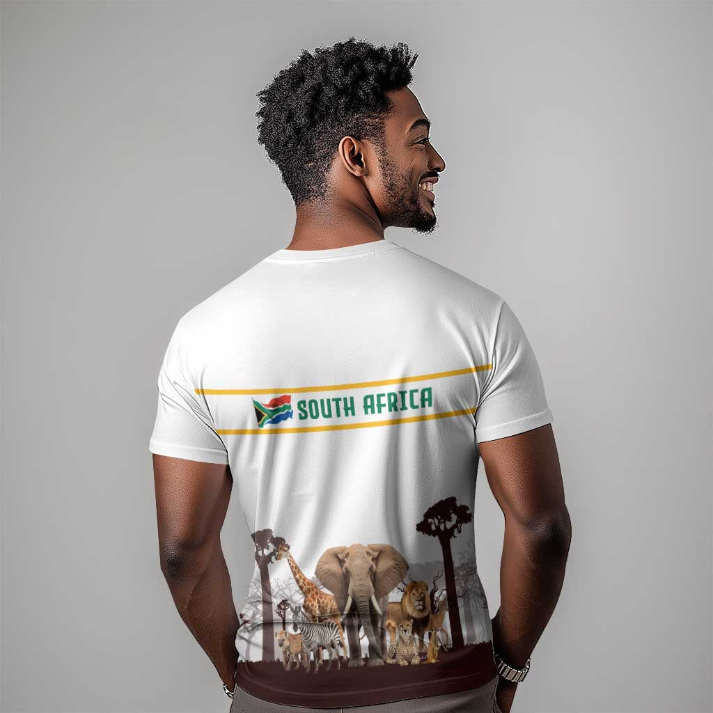 South Africa Wildlife Pride T shirt Big Five Animals