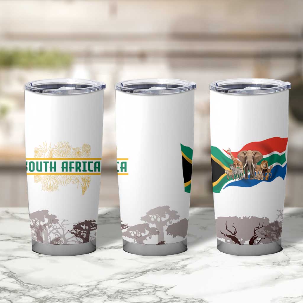 South Africa Wildlife Pride Tumbler Cup Big Five Animals