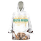 South Africa Wildlife Pride Wearable Blanket Hoodie Big Five Animals