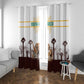 South Africa Wildlife Pride Window Curtain Big Five Animals