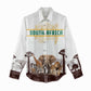 South Africa Wildlife Pride Women Casual Shirt Big Five Animals