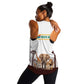 South Africa Wildlife Pride Women Racerback Tank Big Five Animals
