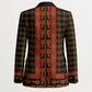 Cameroon Toghu Heritage Blazer Traditional Bamenda Pattern In African