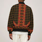 Cameroon Toghu Heritage Bomber Jacket Traditional Bamenda Pattern In African