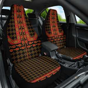 Cameroon Toghu Heritage Car Seat Cover Traditional Bamenda Pattern In African