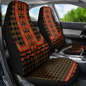Cameroon Toghu Heritage Car Seat Cover Traditional Bamenda Pattern In African