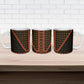 Cameroon Toghu Heritage Ceramic Mug Traditional Bamenda Pattern In African