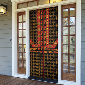 Cameroon Toghu Heritage Door Cover Traditional Bamenda Pattern In African