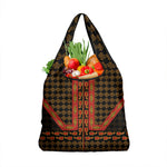 Cameroon Toghu Heritage Grocery Bag Traditional Bamenda Pattern In African