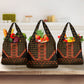 Cameroon Toghu Heritage Grocery Bag Traditional Bamenda Pattern In African