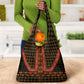Cameroon Toghu Heritage Grocery Bag Traditional Bamenda Pattern In African