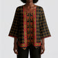 Cameroon Toghu Heritage Kimono Sleeve Blouse Traditional Bamenda Pattern In African