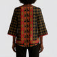 Cameroon Toghu Heritage Kimono Sleeve Blouse Traditional Bamenda Pattern In African