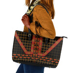 Cameroon Toghu Heritage Leather Tote Bag Traditional Bamenda Pattern In African