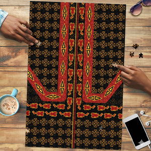 Cameroon Toghu Heritage Puzzle Traditional Bamenda Pattern In African
