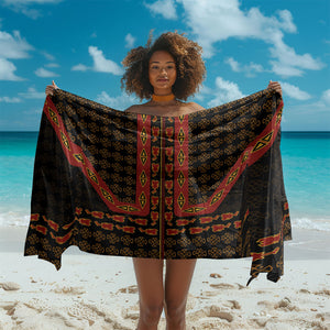 Cameroon Toghu Heritage Sarong Traditional Bamenda Pattern In African