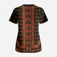 Cameroon Toghu Heritage Scrub Top Traditional Bamenda Pattern In African