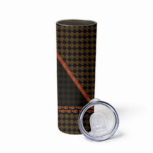 Cameroon Toghu Heritage Skinny Tumbler Traditional Bamenda Pattern In African