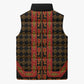 Cameroon Toghu Heritage Sleeveless Puffer Jacket Traditional Bamenda Pattern In African
