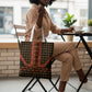 Cameroon Toghu Heritage Tote Bag Traditional Bamenda Pattern In African