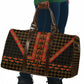 Cameroon Toghu Heritage Travel Bag Traditional Bamenda Pattern In African